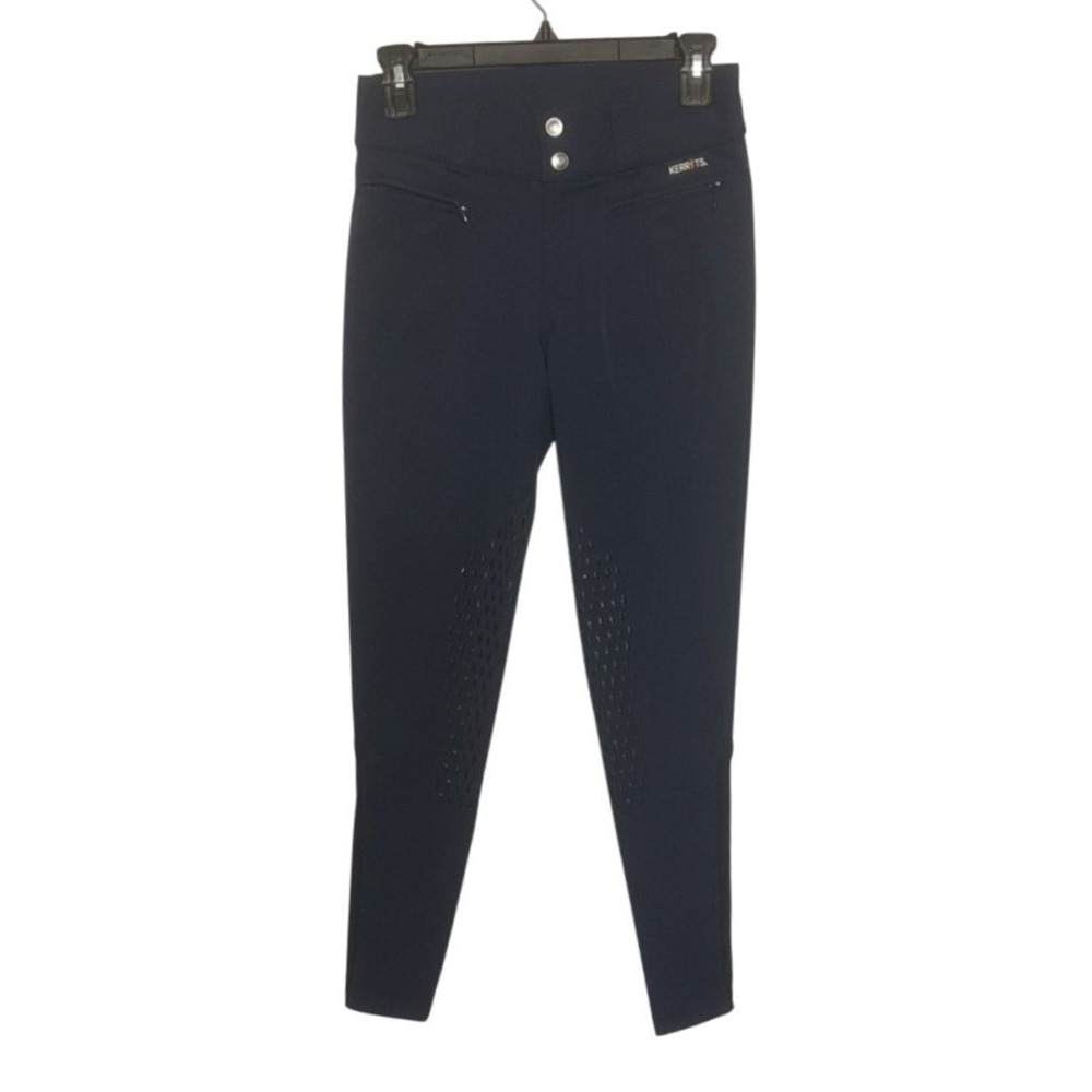 Kerrits Women Size XS Equestrian Riding Pants Navy Blue Horseback Riding‎